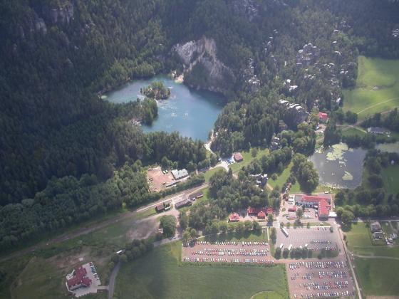 Leteck snmky skal - Leteck snmky adrpaskch a teplockch skal