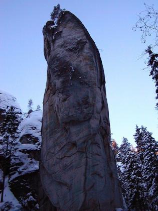 Zimn fotografie Adrpachu - Zimn skaln m?sto - Homole cukru