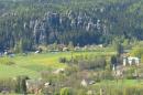 Adršpašské skály - Pohled na Adršpach