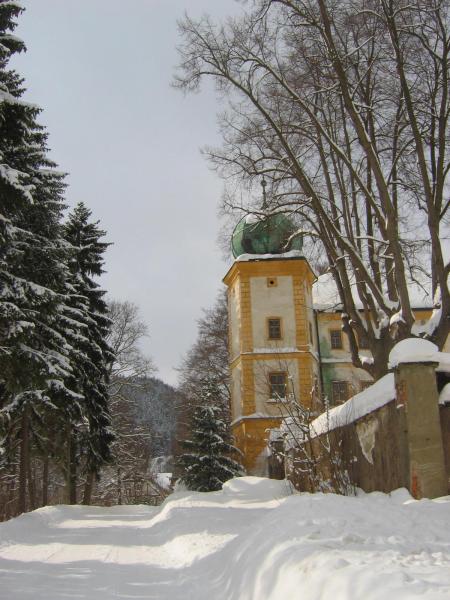 Zimn� fotografie Adr�pachu - Adr�pach-z�mek