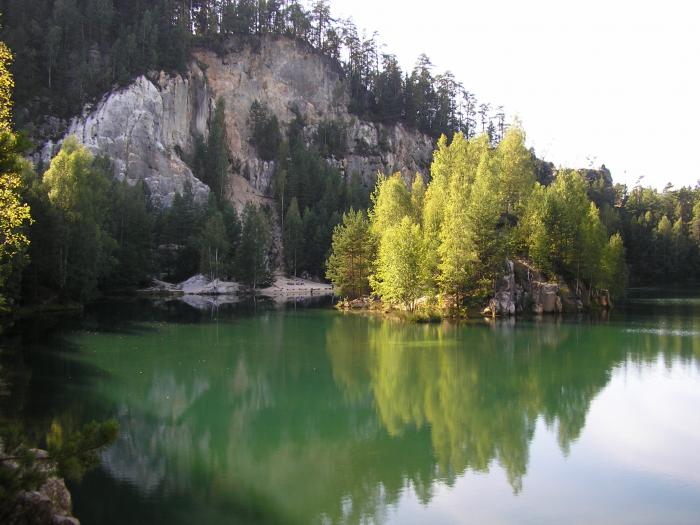 Adrpach - pskovna - Ve?ern idyla