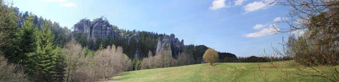 Panoramatick fotografie - Adrpach - jaro 2011