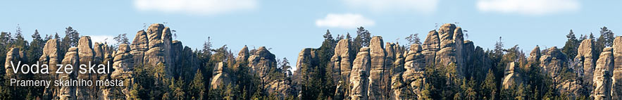 Voda ze skalního města